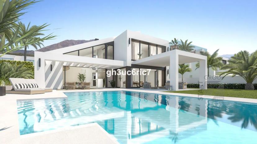 Lujosas villas mediterráneas en Los Roques con piscina privada y diseño arquitectónico espectacular image 0