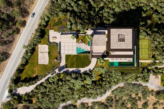 Imagen 3 de Villa de lujo con piscina infinity y amplios espacios verdes en El Madroñal, Marbella
