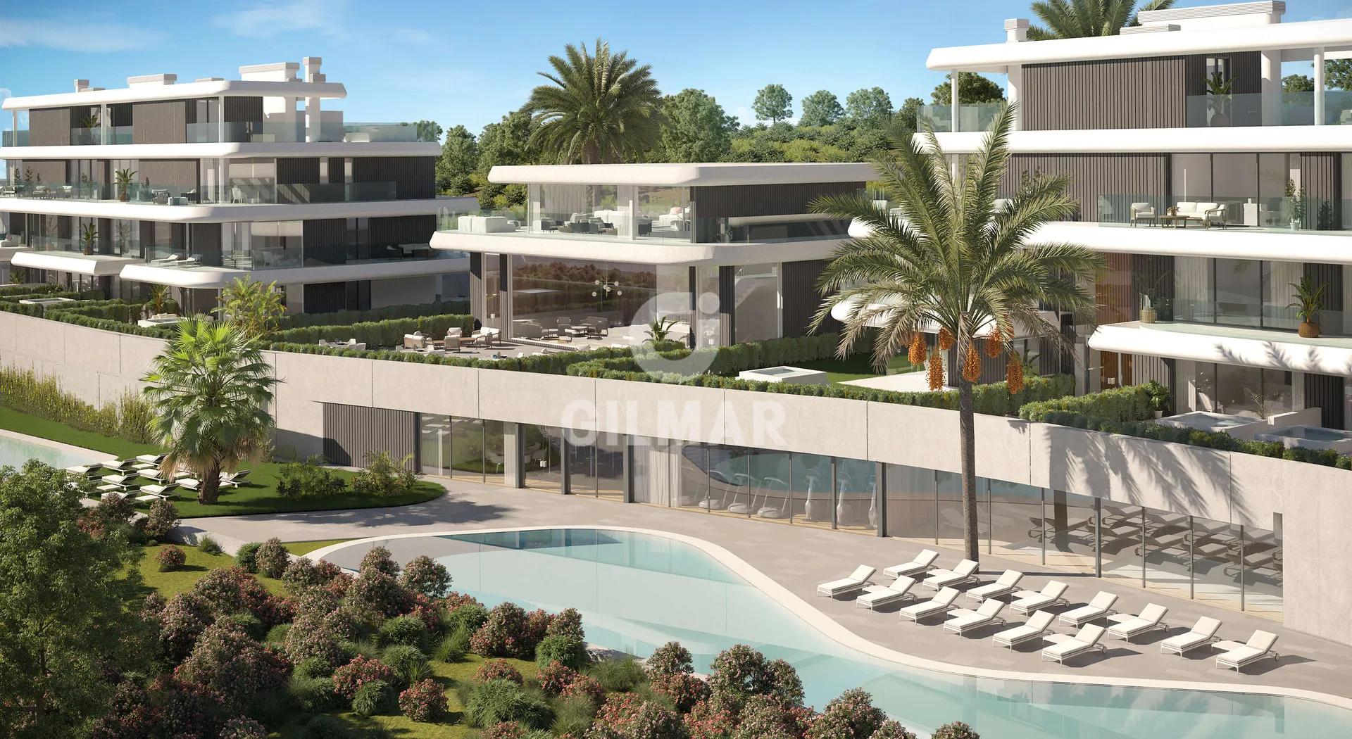 Sea Views in Estepona: Modern Apartments and Penthouses