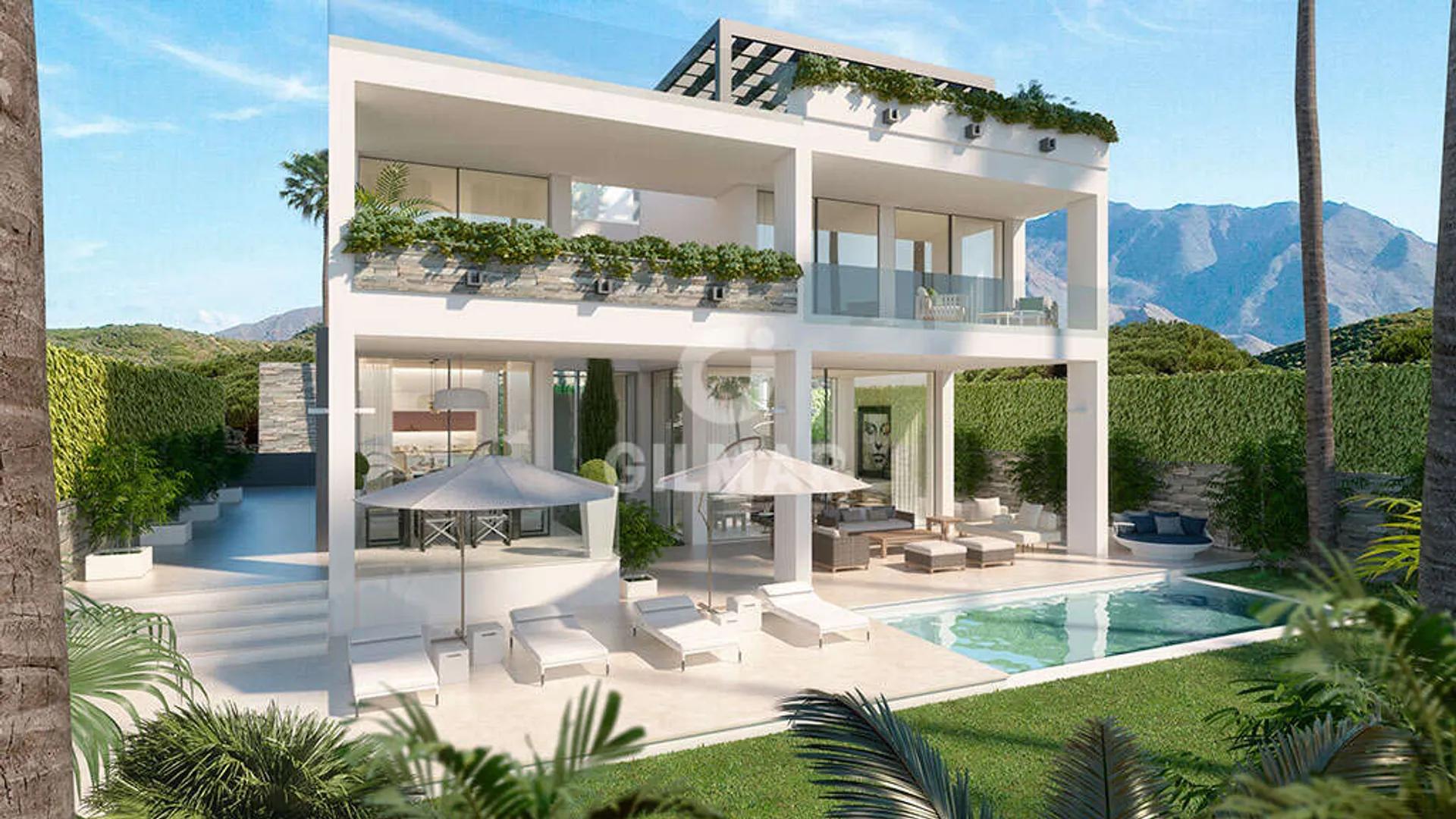 Ecological Villas Next to the Golf in Estepona