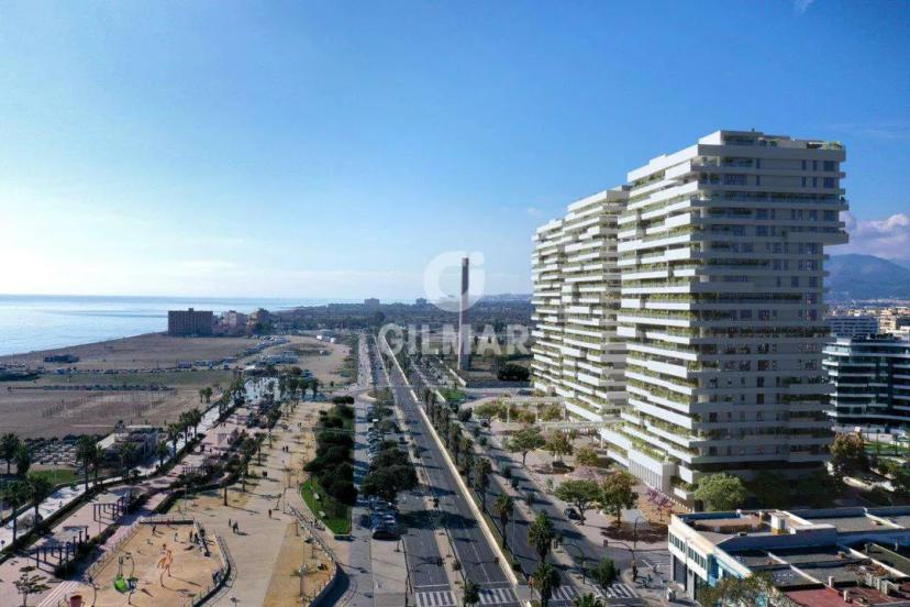 Luxury Apartment in Málaga Towers: 3 Bedrooms, Terrace, and Sea Views image 0