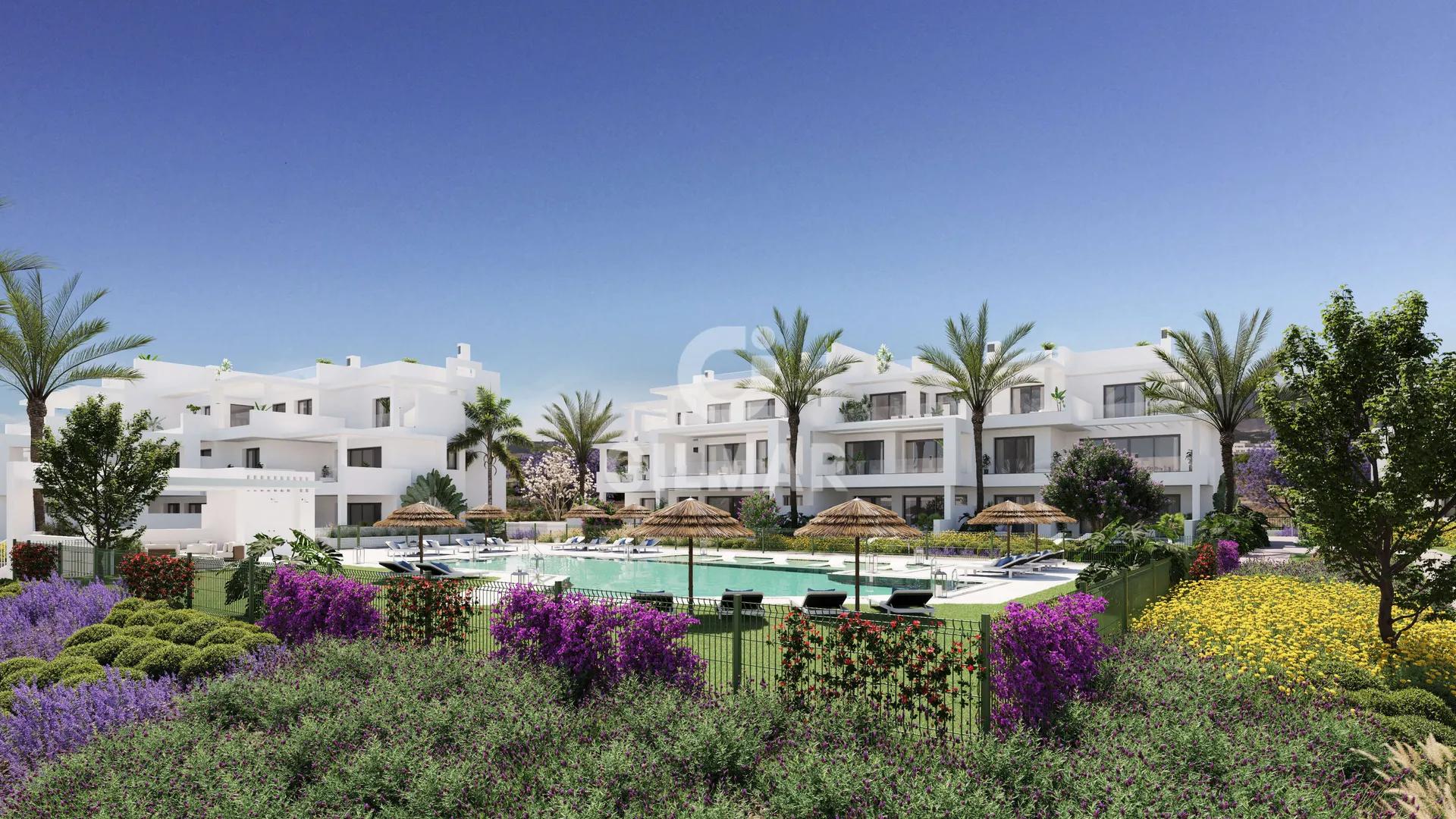 Modern Bright Apartment Steps from the Center of Estepona