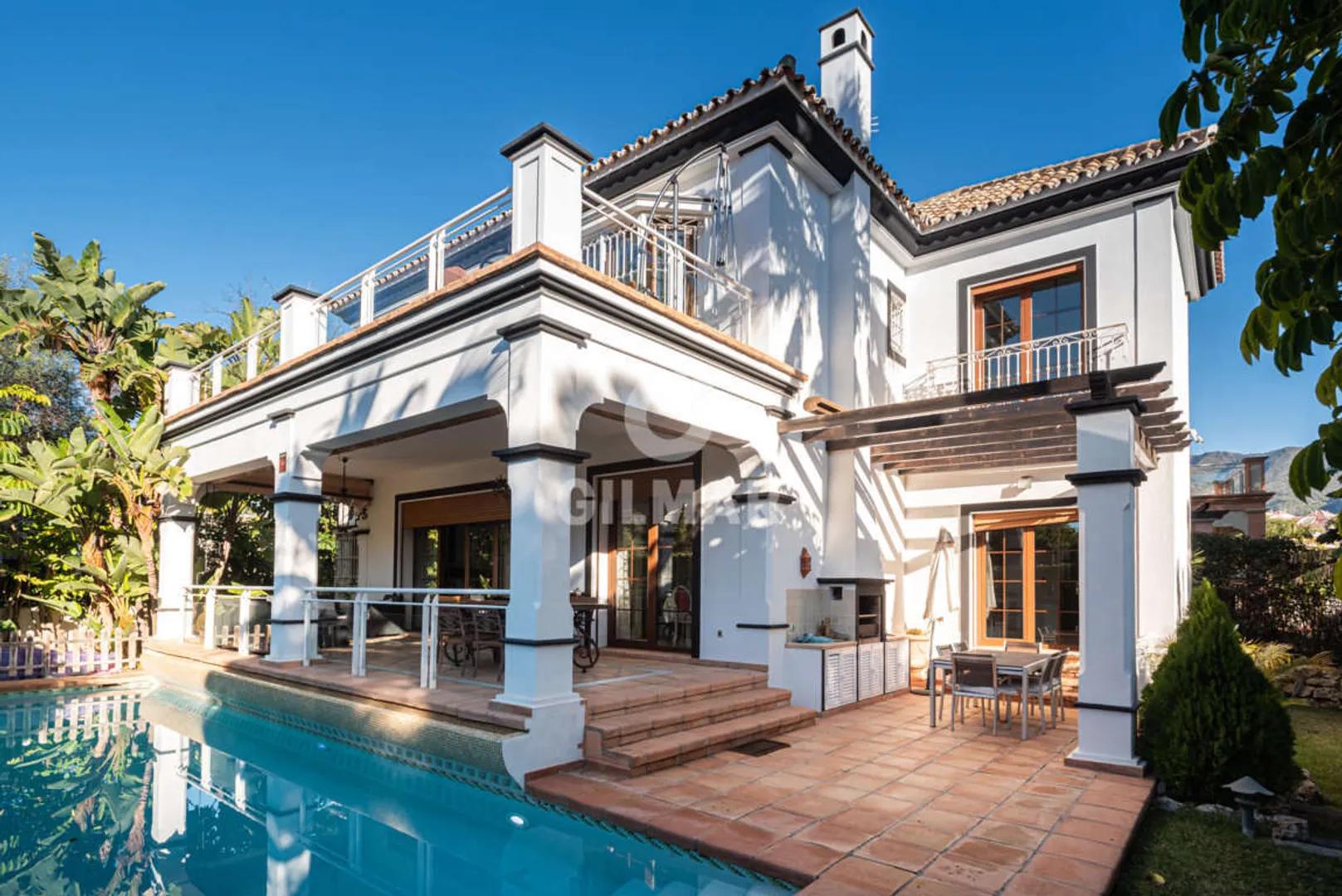 Luxury Villa in the Center of Marbella with Sea Views